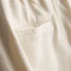 Textured drawstring shorts
