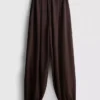 Textured harem pants