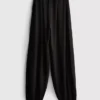 Textured harem pants