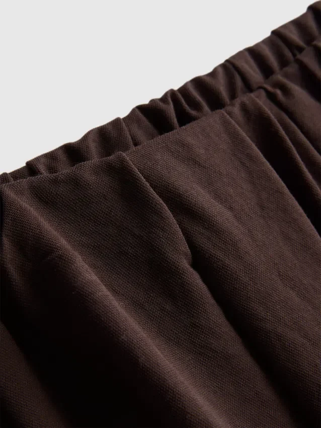 Textured harem pants