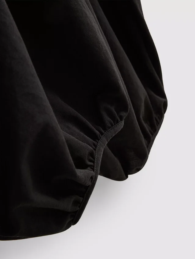 Textured harem pants