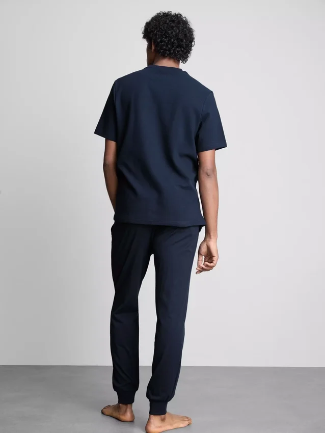 Textured long pajamas