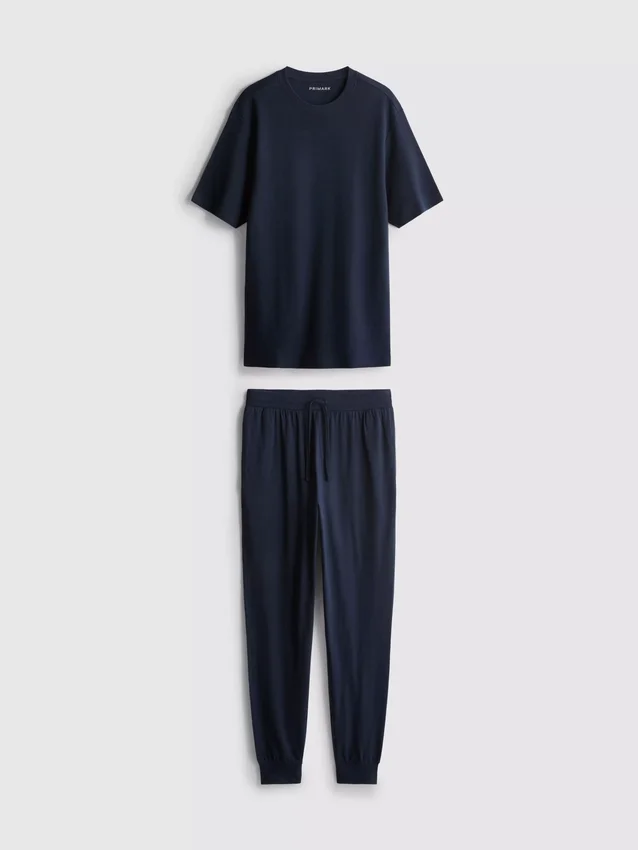 Textured long pajamas