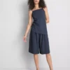 Textured longline cami top