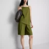 Textured longline cami top