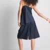 Textured longline cami top