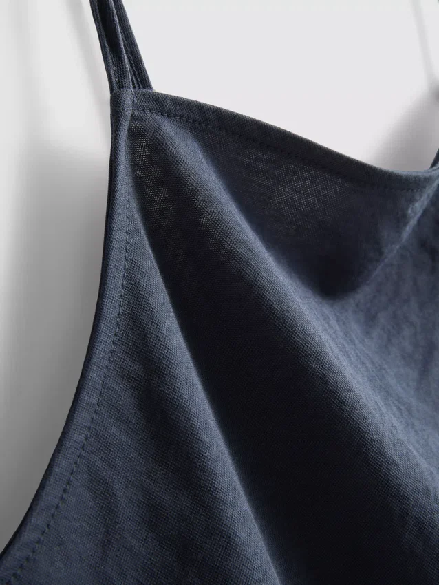 Textured longline cami top