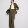 Textured notched lapel blazer