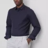 Textured oxford shirt