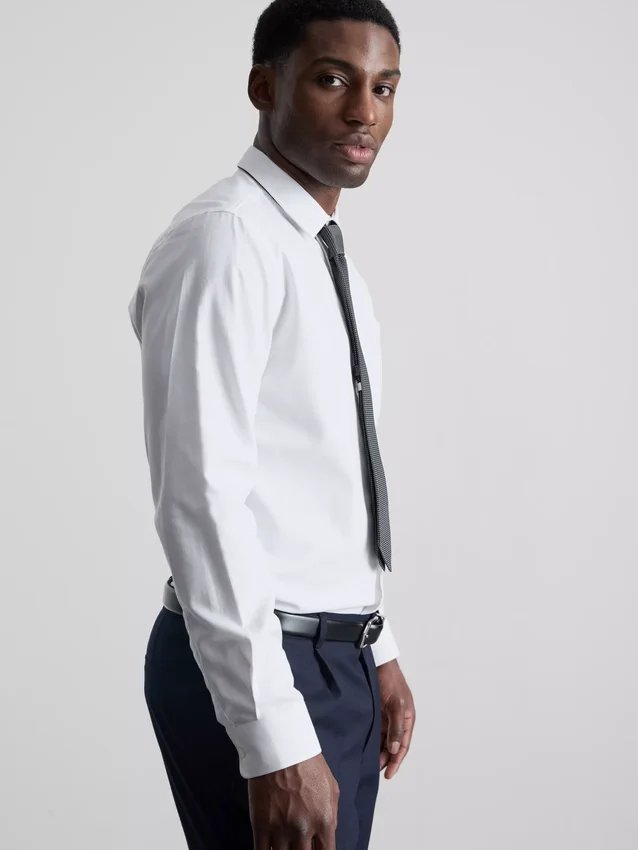 Textured oxford shirt