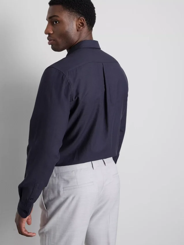 Textured oxford shirt