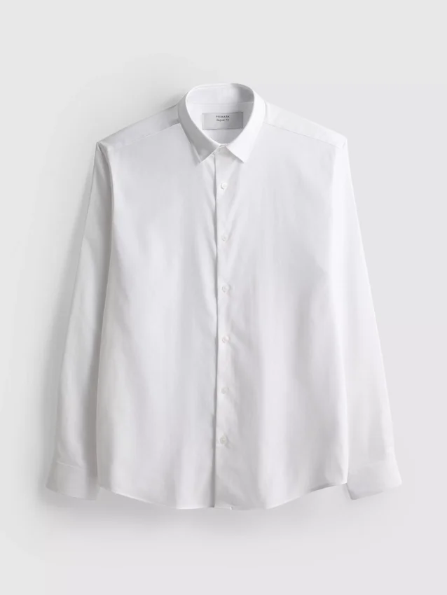 Textured oxford shirt