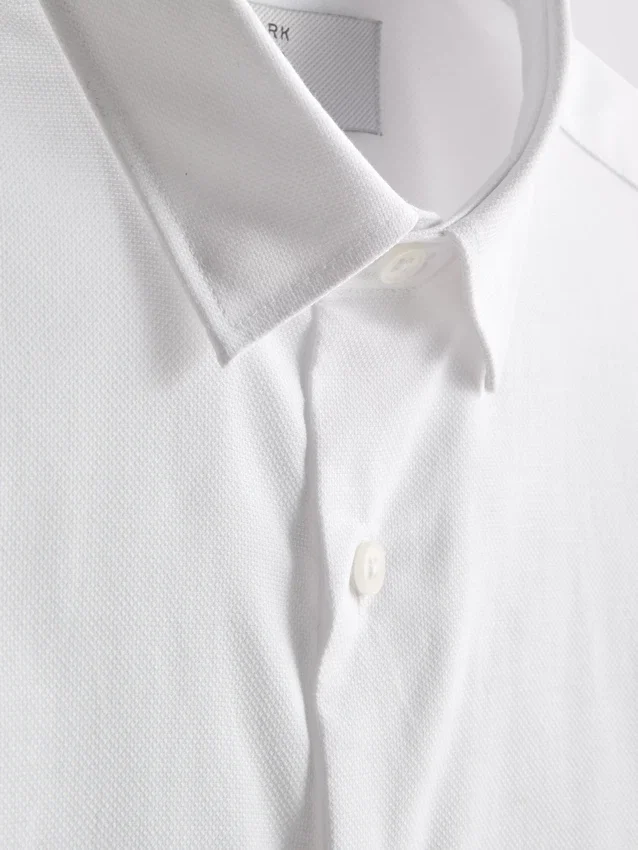 Textured oxford shirt