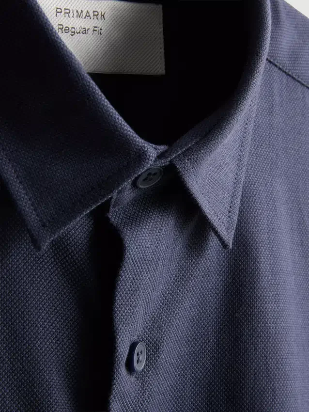 Textured oxford shirt