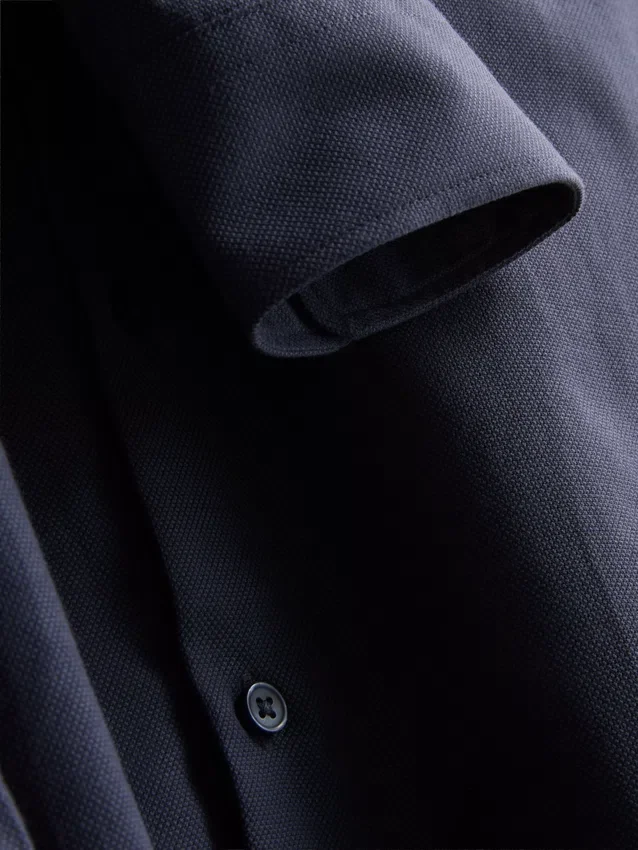 Textured oxford shirt