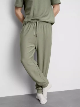 Textured pajama bottoms