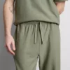 Textured pajama bottoms