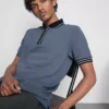 Textured polo shirt