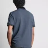 Textured polo shirt