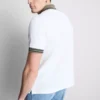 Textured polo shirt