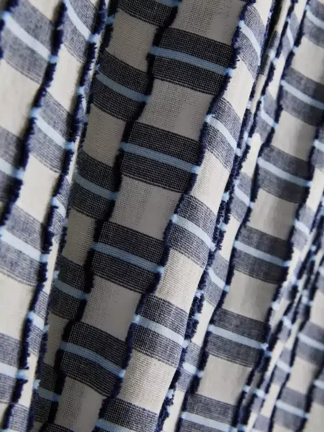 Textured revere shirt