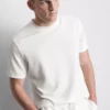 Textured short sleeve t-shirt