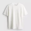 Textured short sleeve t-shirt