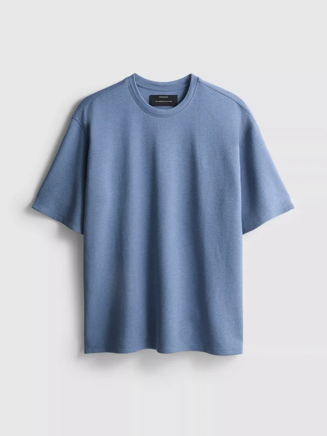 Textured short sleeve t-shirt