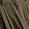 Textured slouchy mid-rise pants