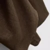 Textured straight-leg satin pants