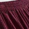 Textured stripe wide leg pants