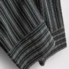 Textured stripe wide leg pants