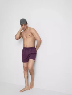 Textured swimming shorts