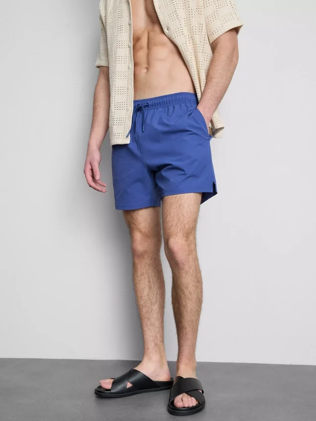 Textured swimming shorts