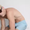 Textured swimming shorts