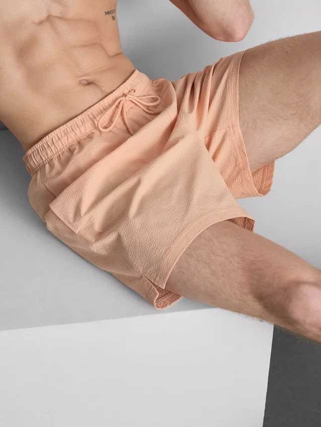 Textured swimming shorts