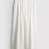 Textured wide leg pants