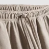Textured wide leg pants