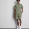 Textured zip-neck polo shirt