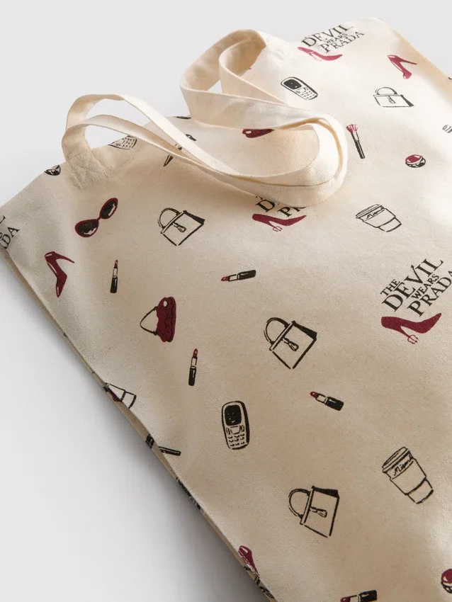 The devil wears prada canvas shopper
