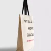 The devil wears prada canvas slogan tote bag