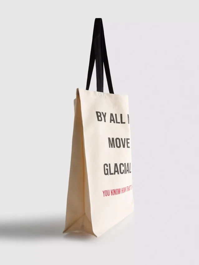 The devil wears prada canvas slogan tote bag