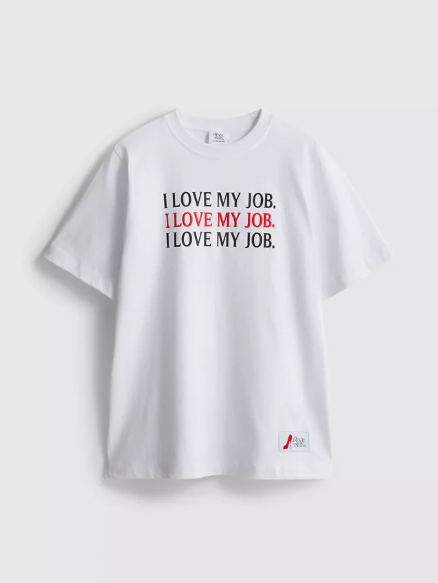 The devil wears prada cotton slogan tee