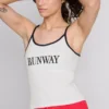 The devil wears prada ribbed pajama vest