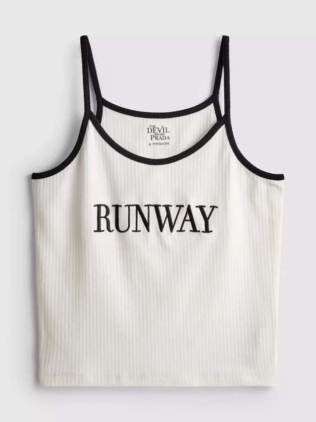 The devil wears prada ribbed pajama vest