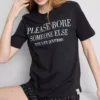 The devil wears prada slogan shorty pajamas