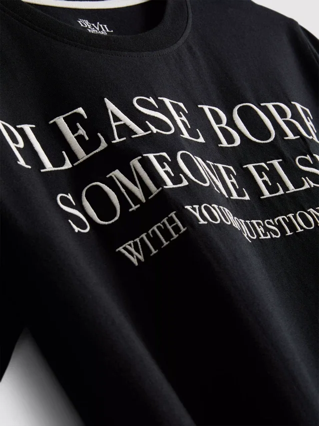 The devil wears prada slogan shorty pajamas