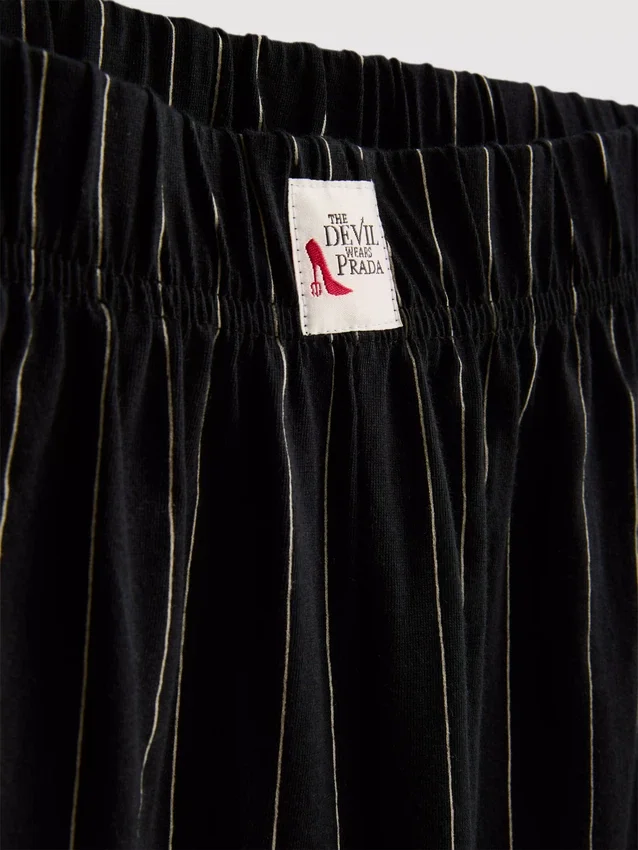 The devil wears prada slogan shorty pajamas