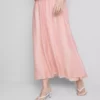 The edit a-line air flow midi skirt