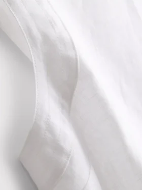 The edit a-line wide-strap linen top